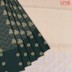 Bottle Green Soft Art Silk Saree