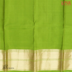 Olive Yellow Fancy Kanchipuram Silk Saree