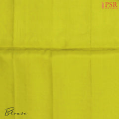 Lemon Green Soft Silk Mix Saree