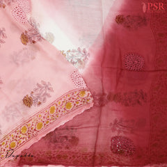 Light Pink Pure Cotton Dress Material