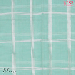 Pastel Turquoise Byloom Cotton Saree