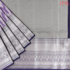 Lilac Lavender Soft Art Silk Saree
