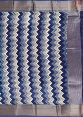 Dark Purple Chanderi Silk Cotton Saree