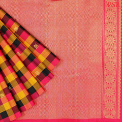 Multicolor Kanchipuram Silk Saree