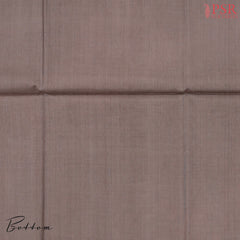 Dark Taupe Brown Semi Tassar Dress Material