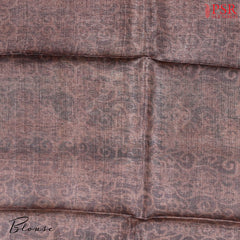 Dark Green Tussar Silk Saree