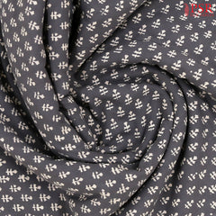 Grey Cotton Print Running Material