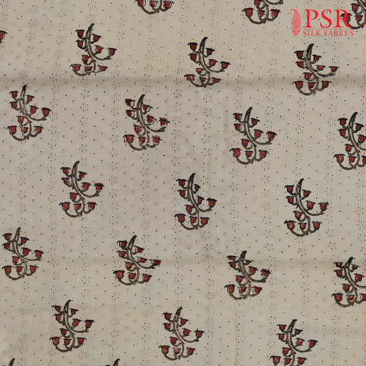 Beige Hacoba Embroidery Running Material