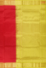 Red Cotton Silk Saree