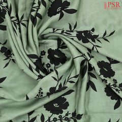Asparagus Green Asssam Saree