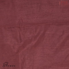 Dark Taupe Raw Silk Banaras Saree