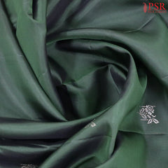 Bottle Green Soft Silk Saree