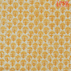 Yellow Batik Print Running Material