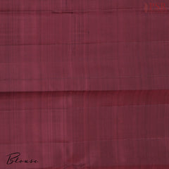 Wine Maroon Kanchipuram Silk Saree