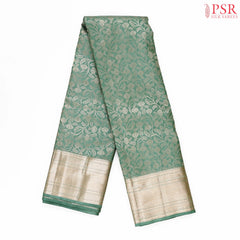 Burma Jade Kanchipuram Jacquard Silk Saree