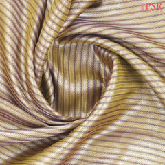 Mellow Yellow Kanchipuram Jacquard Silk Saree