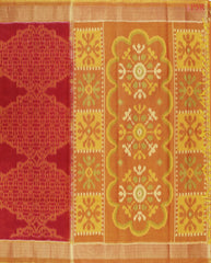 Red Patola Silk Cotton Saree