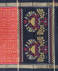 Red Patola Silk Cotton Saree