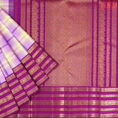 Electric Lavender Kanchipuram Silk Saree