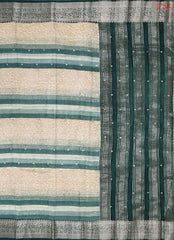Yellow Beige Assam Saree