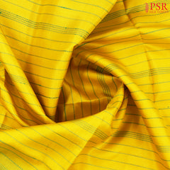 Canary Yellow Soft Silk Saree