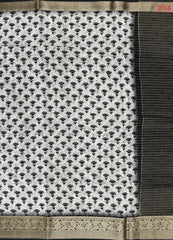 Grey Modal Silk Saree