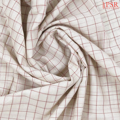 Floral Beige Byloom Cotton Saree