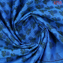 Yale Blue Mangalagiri Cotton Saree
