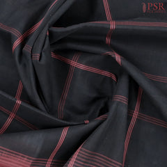 Black Kanchi Cotton Saree