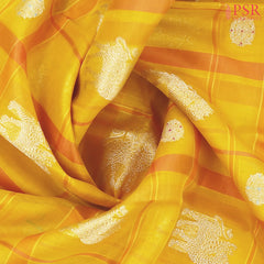 Tuscany Yellow Kora Kanchipuram Silk Saree