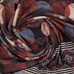 Black Jaipur Cotton Printed Saree