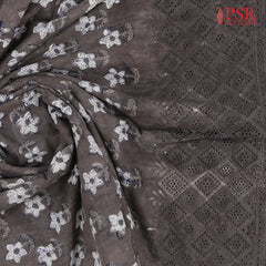 Dark Taupe Hacoba Embroidery Running Material