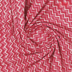 Pink Batik Print Running Material