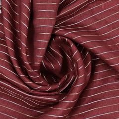 Maroon Semi Tussar Saree