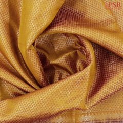 Mustard Brown Soft Silk Saree