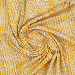 Yellow Batik Print Running Material