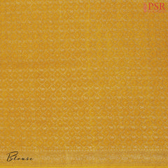 Mustard Yellow Georgette Silk Saree