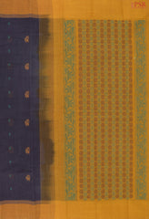 Deep Blue Kanchi Cotton Saree