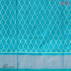 Byzantium Purple Pochampally Silk Ikat Saree