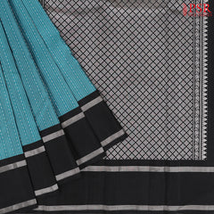 Bondi Blue Kanchipuram Silk Saree