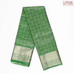 Green Kanchipuram Jacquard Silk Saree