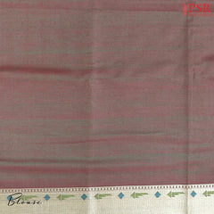 Rosewood Brown Banaras Silk Saree