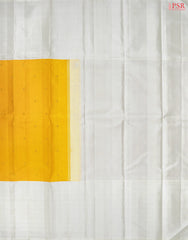 Yellow Kanchipuram Silk Saree
