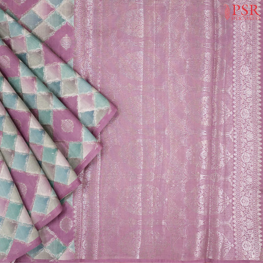 Orchid Purple Chiniya Silk Saree