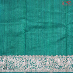 Magenta Pink Banaras Jute Silk Saree