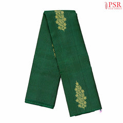 Dark Green Kanchipuram Silk Saree