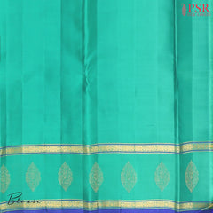 Light & Olive Green Kanchipuram Silk Saree