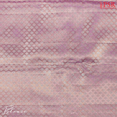 Golden Purple Kanchipuram Jacquard Tissue Silk Saree