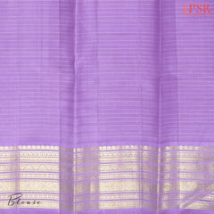 Yellow & Off White Kanchipuram Silk Saree