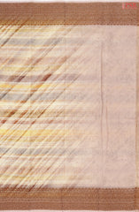 Yellowish Multicolor Chanderi Silk Cotton Saree